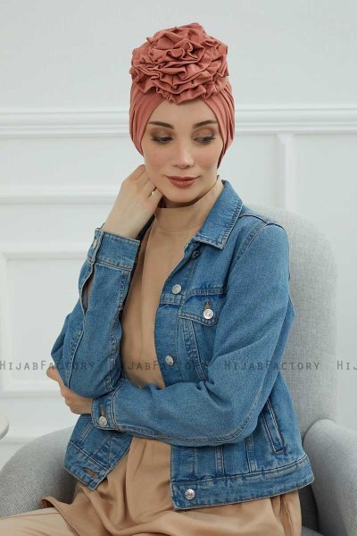 Kerstin - Zalm Katoen Turban