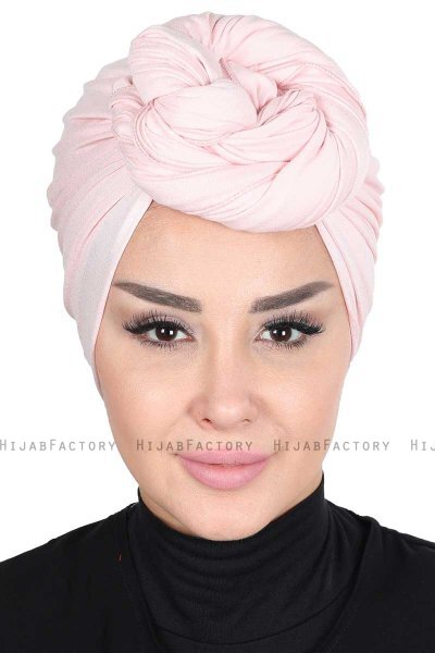 Sigrid - Oudroze Katoen Hijab - Ayse Turban