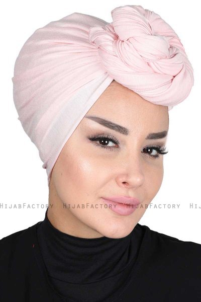 Sigrid - Oudroze Katoen Hijab - Ayse Turban
