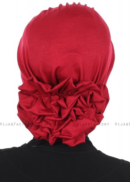 Monica - Bordeaux Katoen Turban - Ayse Turban