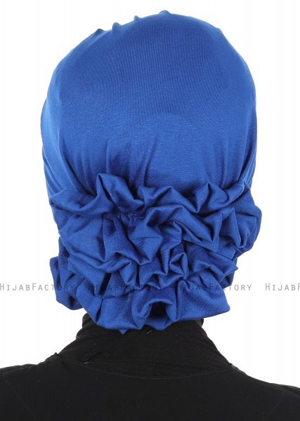 Monica - Blauw Katoen Turban - Ayse Turban