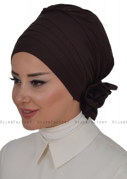 Monica - Bruin Katoen Turban - Ayse Turban