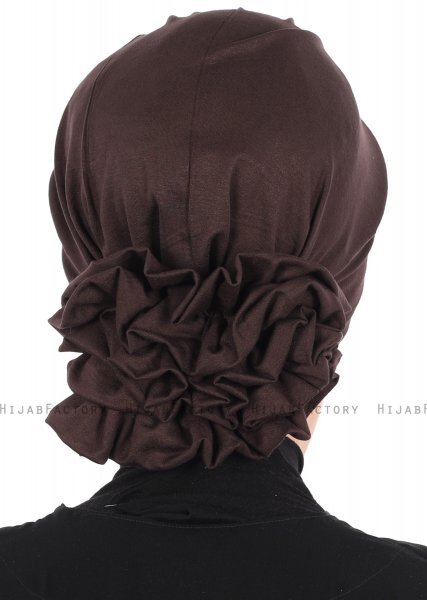 Monica - Bruin Katoen Turban - Ayse Turban