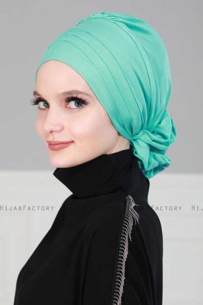 Monica - Turkoois Katoen Turban - Ayse Turban