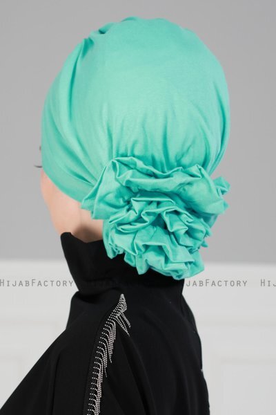 Monica - Turkoois Katoen Turban - Ayse Turban