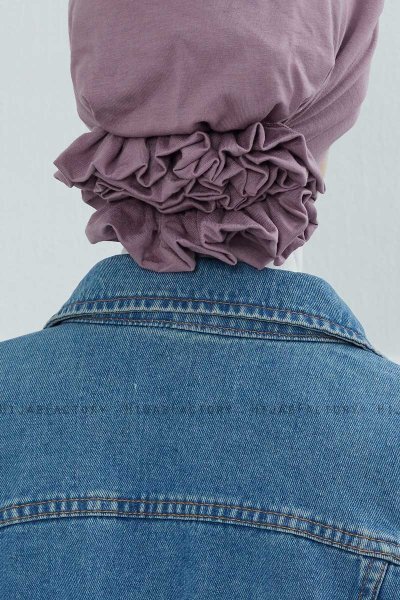 Monica - Lilac Katoen Turban