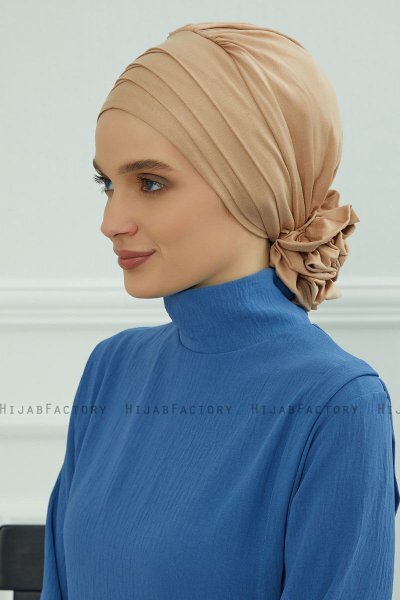 Monica - Sand Katoen Turban