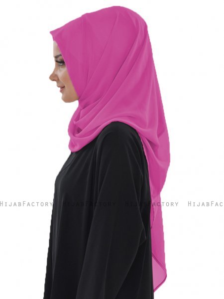 Evelina - Fuchsia Praktisch Hijab - Ayse Turban