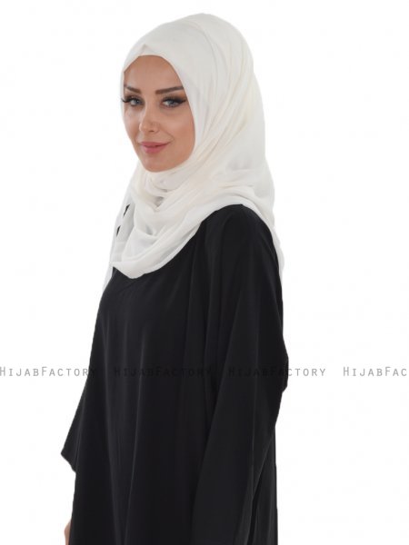 Evelina - Creme Praktisch Hijab - Ayse Turban