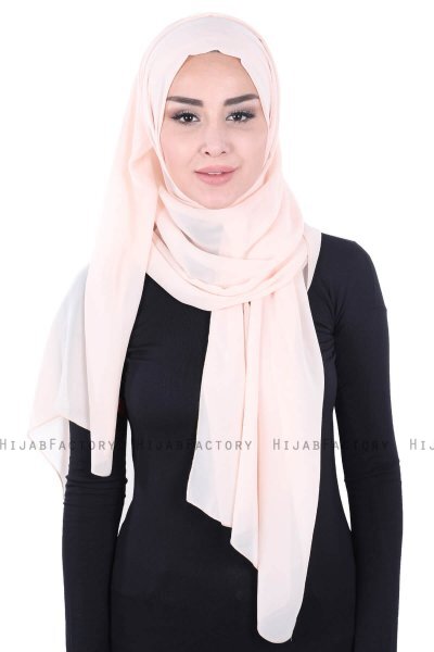 Joline - Beige Premium Chiffon Hijab