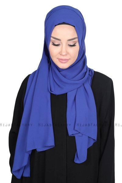 Joline - Blauw Premium Chiffon Hijab