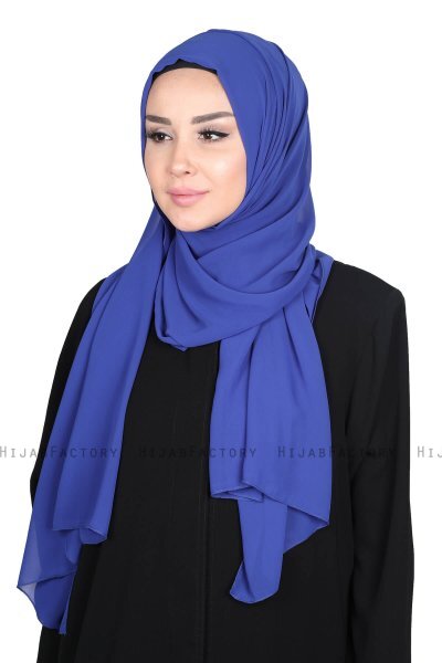 Joline - Blauw Premium Chiffon Hijab