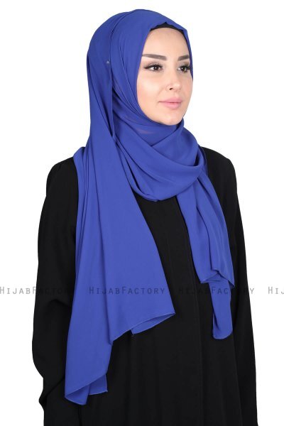 Joline - Blauw Premium Chiffon Hijab
