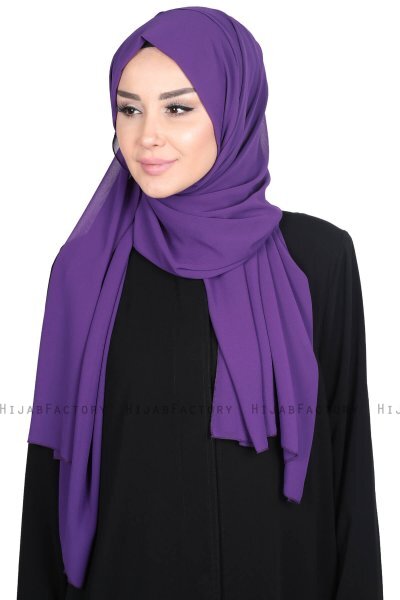Joline - Purper Premium Chiffon Hijab
