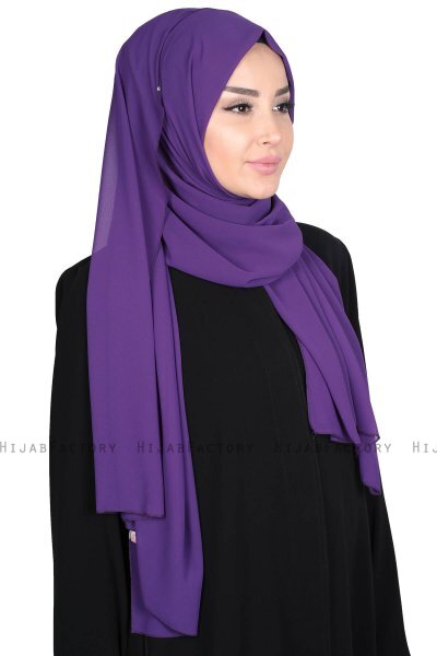 Joline - Purper Premium Chiffon Hijab