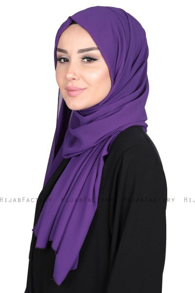 Joline - Purper Premium Chiffon Hijab