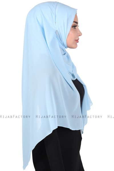 Joline - Lichtblauw Premium Chiffon Hijab