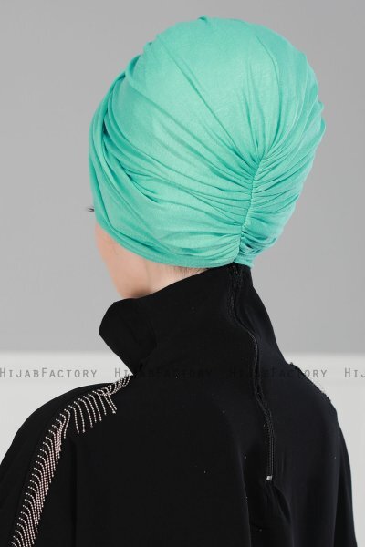 Fiona - Turkoois Katoen Turban - Ayse Turban