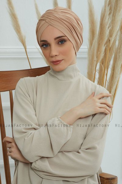 Fiona - Sand Katoen Turban