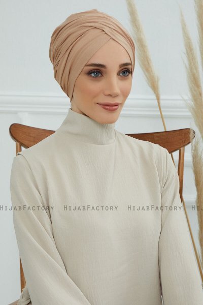 Fiona - Sand Katoen Turban