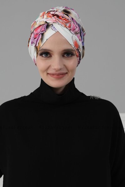 Fiona - Nature Katoen Turban