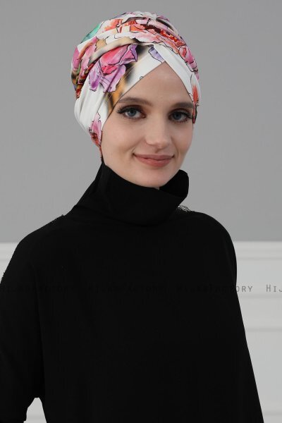 Fiona - Nature Katoen Turban