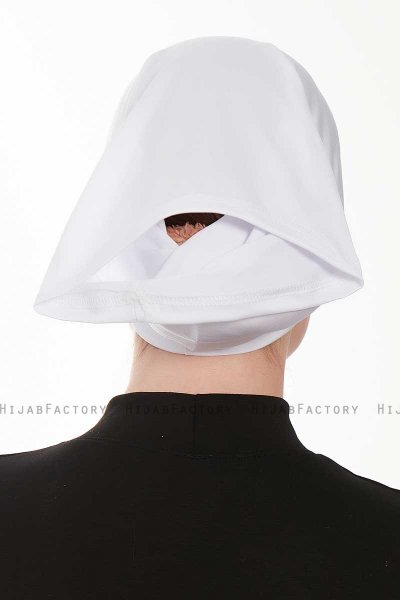 Emine - Wit Hijab Onderkap