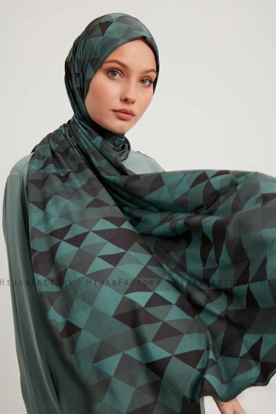 Banou - Benzine Blauw Gevormd Hijab