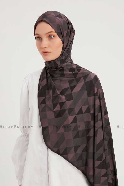 Banou - Purper Gevormd Hijab