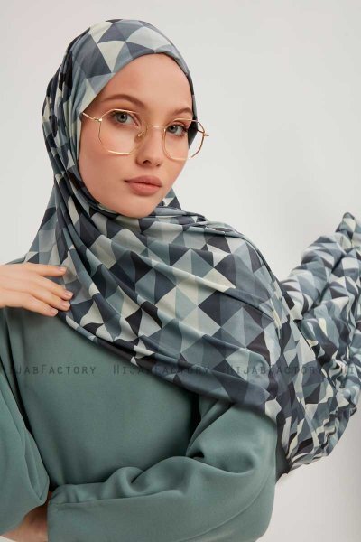 Banou - Indigo Gevormd Hijab