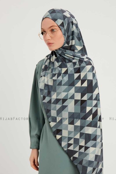 Banou - Indigo Gevormd Hijab