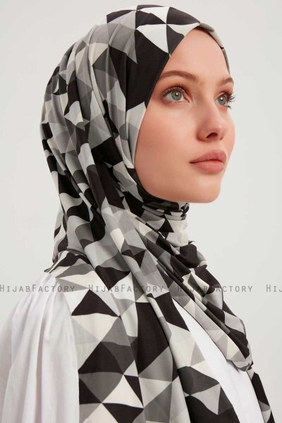 Banou - Zwart Gevormd Hijab