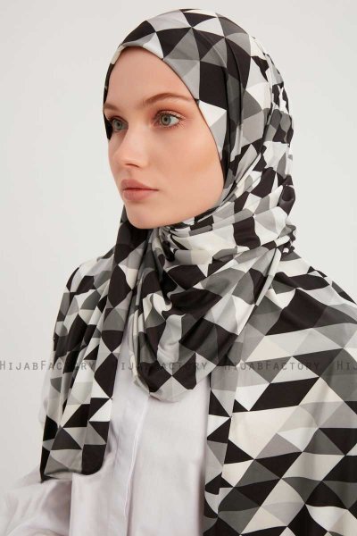 Banou - Zwart Gevormd Hijab