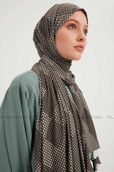 Nurgul - Taupe Gevormd Hijab