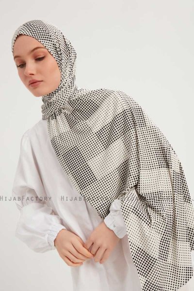 Nurgul - Lichtgrijs Gevormd Hijab