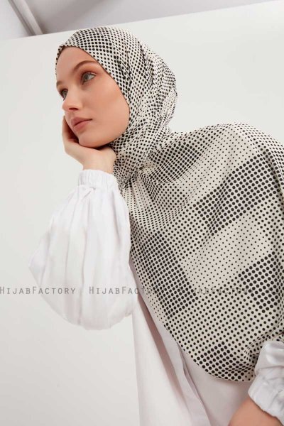 Nurgul - Lichtgrijs Gevormd Hijab