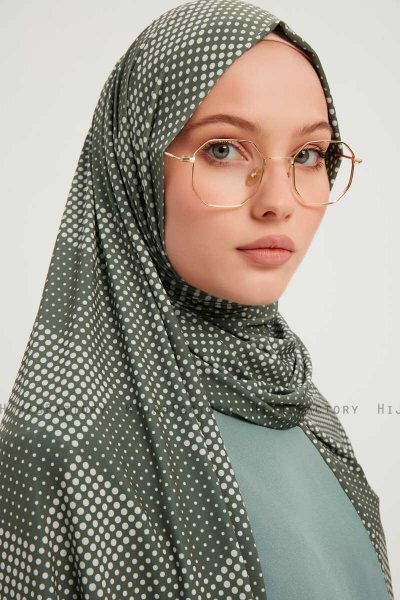 Nurgul - Groen Gevormd Hijab