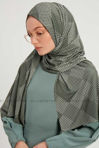 Nurgul - Groen Gevormd Hijab