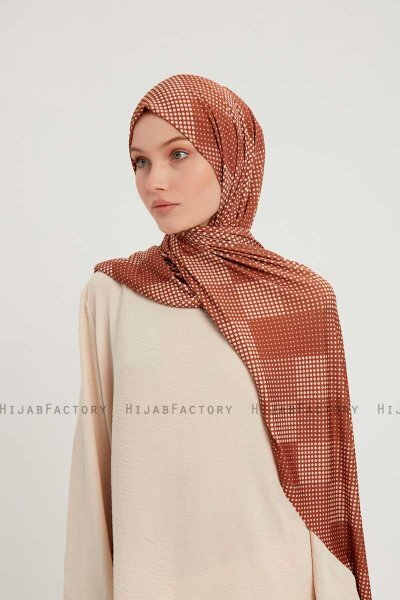 Nurgul - Bruin Gevormd Hijab