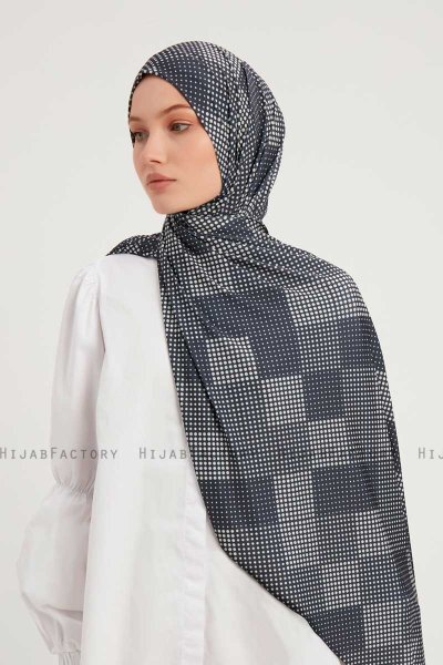 Nurgul - Marineblauw Gevormd Hijab