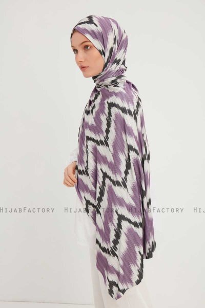 Tansu - Purper Gevormd Hijab