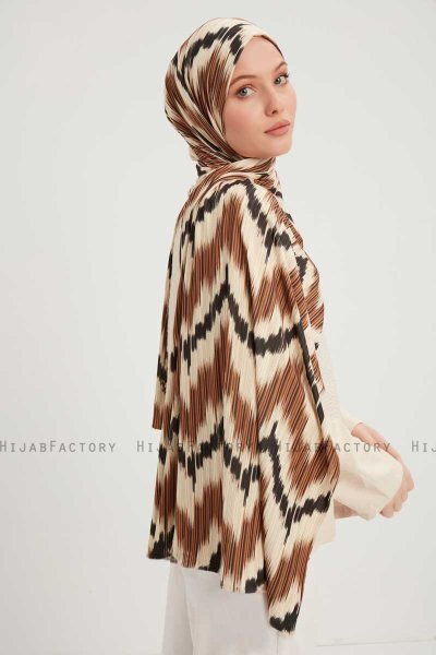 Tansu - Bruin Gevormd Hijab