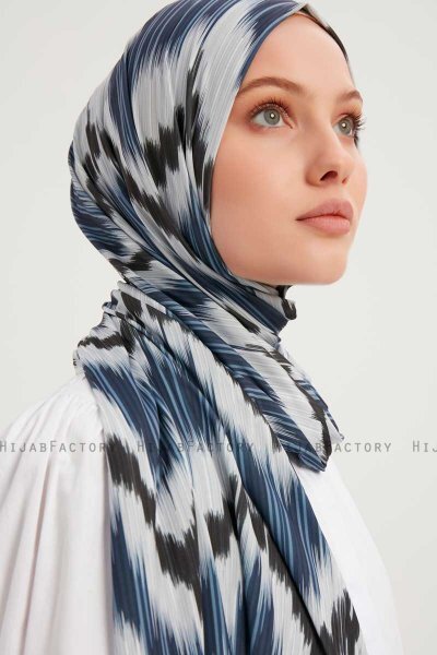 Tansu - Marineblauw Gevormd Hijab
