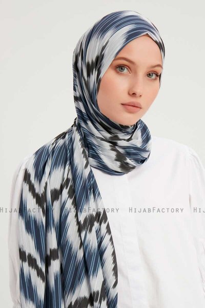 Tansu - Marineblauw Gevormd Hijab