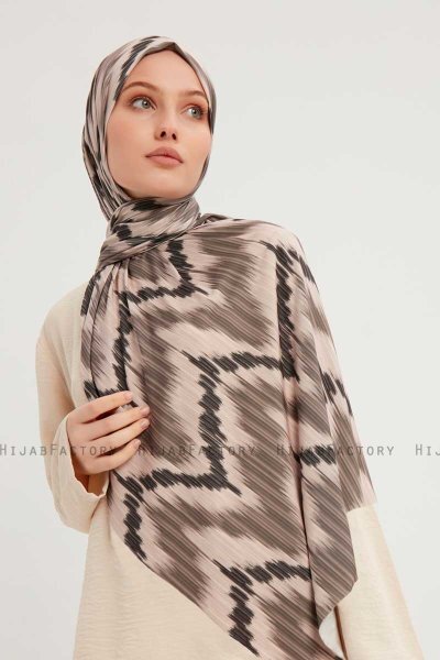 Tansu - Lichtbruin Gevormd Hijab
