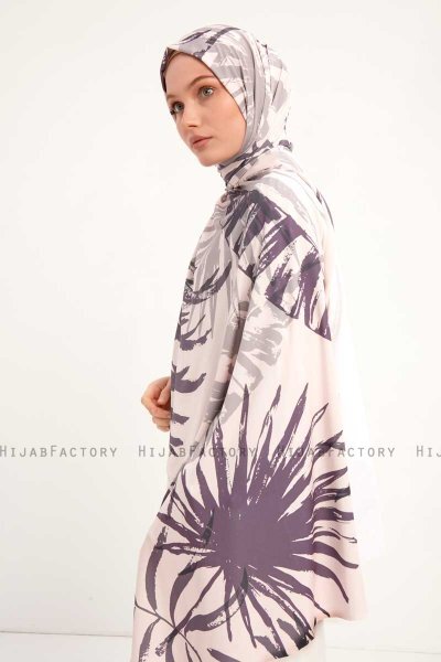 Ezmeray - Purper Gevormd Hijab