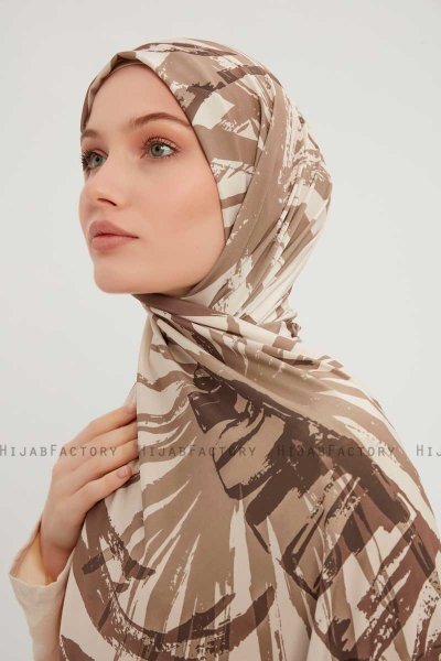 Ezmeray - Taupe Gevormd Hijab