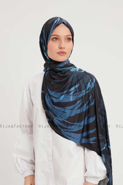 Ezmeray - Marineblauw Gevormd Hijab