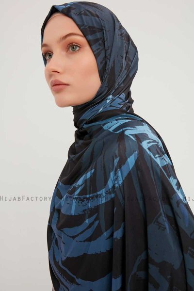 Ezmeray - Marineblauw Gevormd Hijab