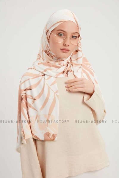 Ezmeray - Beige Gevormd Hijab